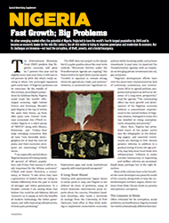 NIGERIA: Fast Growth; Big Problems